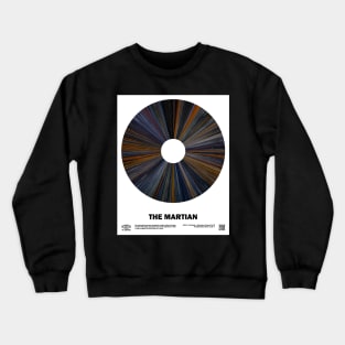 minimal_The Martian Warp Barcode Movie Crewneck Sweatshirt